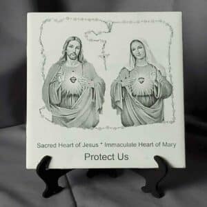 sacred heart of Jesus & immaculate heart of Mary catholic gift