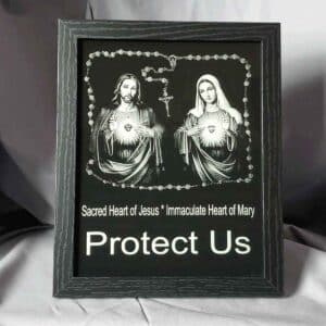 sacred heart of Jesus & immaculate heart of Mary catholic gift